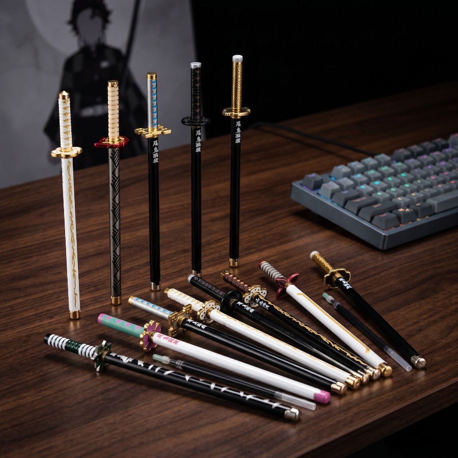 Office Supply Cart - Długopis Demon Slayer z podpisem Shinobu,
