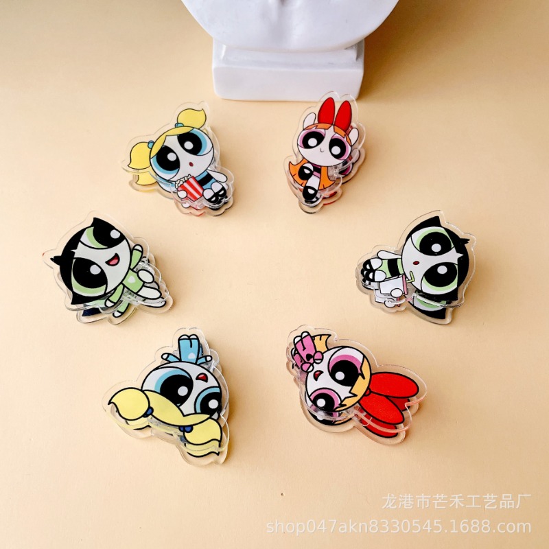 6 SZT. Kawaii Akrylowe Klipsy  – Office Supply Cart recenzja i cena