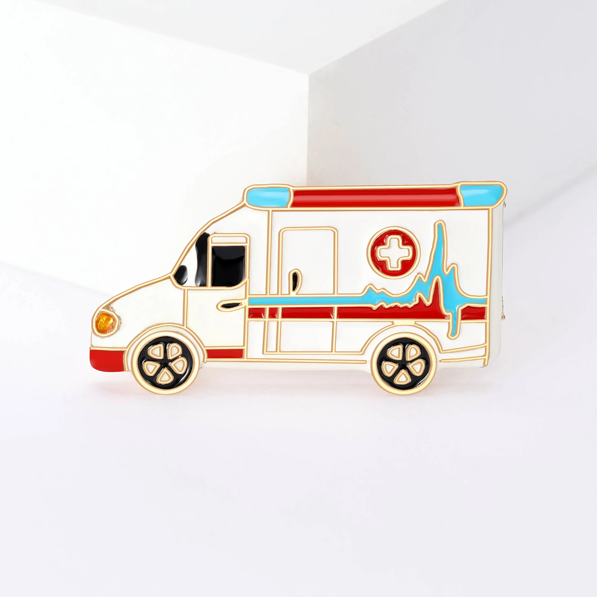 Emaliowane broszki ambulans dl – Office Supply Cart recenzja i cena