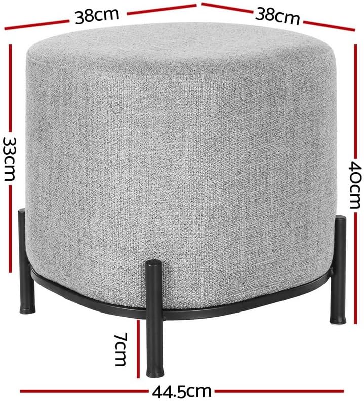 Ottoman, okrągły podnóżek, puf – Office Furniture For Home recenzja i cena