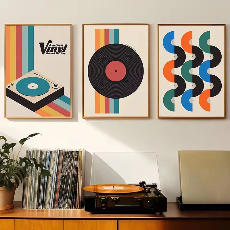 Obraz na płótnie z płytą winyl – Office Furniture For Home recenzja i cena