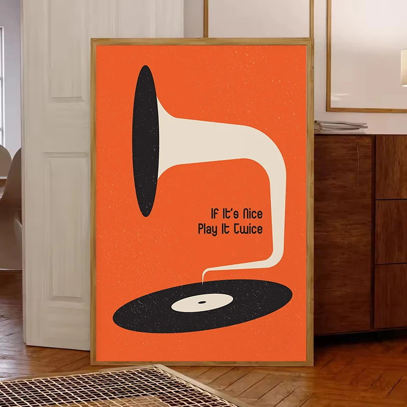Obraz na płótnie z płytą winyl – Office Furniture For Home recenzja i cena