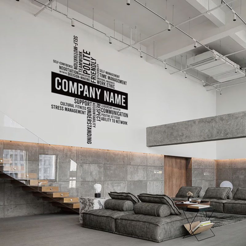 Naklejka winylowa na ścianę z  – Office Furniture Names recenzja i cena